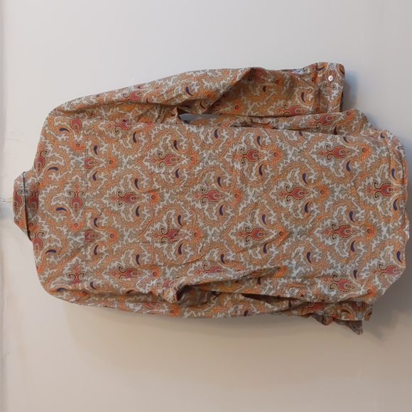 Indigo Palms Denim Company Men's Paisley Button Shirt Sz XL - Picture 5 of 6